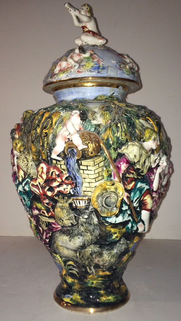 Capodimonte Urn Vase Modernism